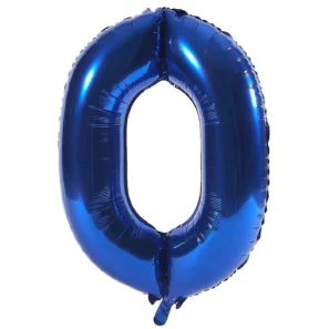 Giant Number Helium Balloons 0-9 - Royal Blue