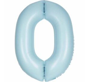 Giant Number Helium Balloons 0-9 - Matte Blue