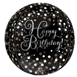 16 inch Orbz Sparkling Happy Birthday