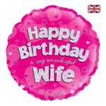 Happy Birthday Wife Pink