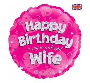 Happy Birthday Wife Pink