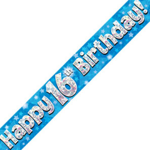 16th Birthday Blue