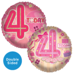 18 inch Ballerina Age 4 Foil