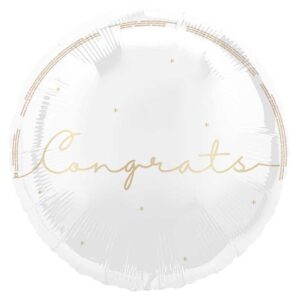 18 inch Congrats Gold Script