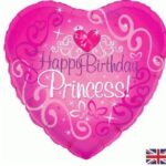 18inch Happy Birthday Princess Holographic