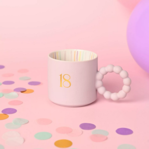 18th Confetti Mug