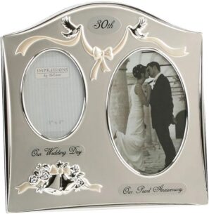 2 Tone Silver Plated 30th Anniversary