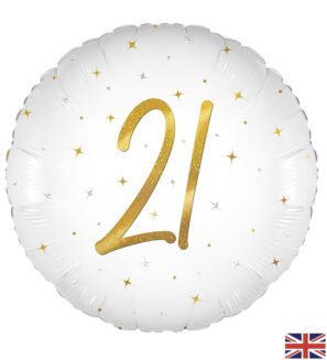 21st Elegant Sparkle White