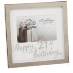 21st Milestones Box Frame 6 x 4 Mirror Print
