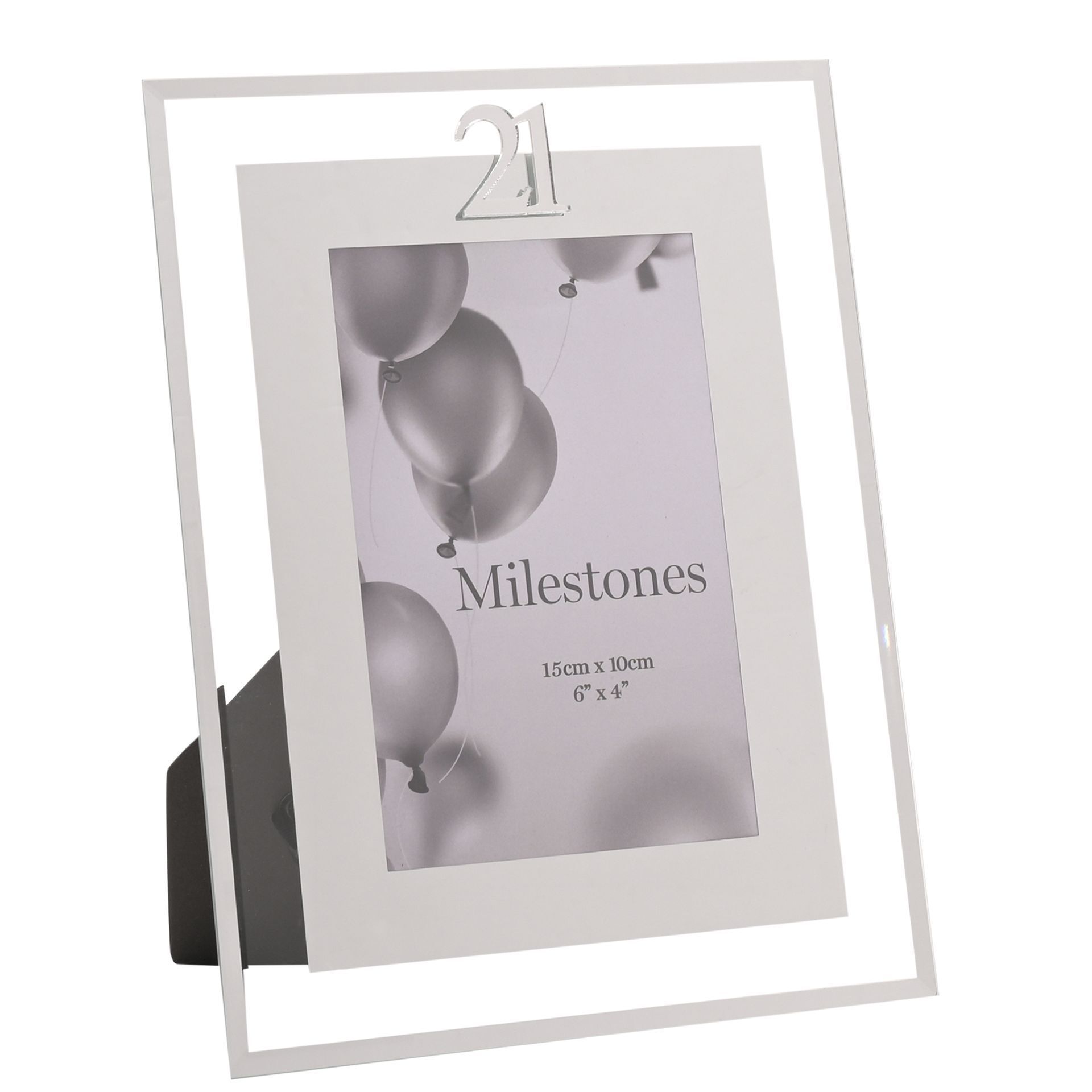 21st Milestones Mirror Border Frame 4 x 6