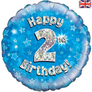 2nd Birthday Blue Balloon