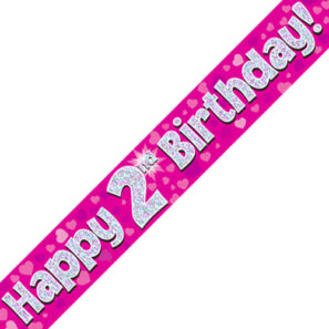 2nd Birthday Pink