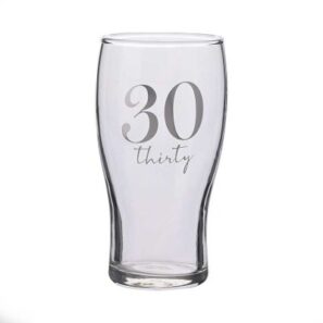 30th Birthday Beer Glass