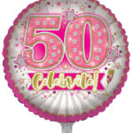 50th Round Foil balloon
