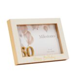 60th Milestones 3D Number Frame 6 x 4