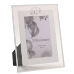 60th Milestones Mirror Border Frame 4 x 6