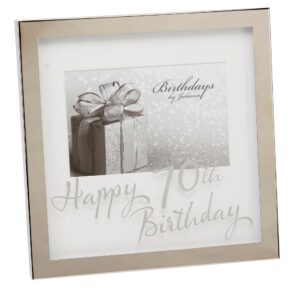 70 Milestones Box Frame 6 x 4 Mirror Print