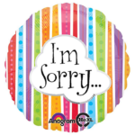 8 inch I AM SORRY COLORFUL