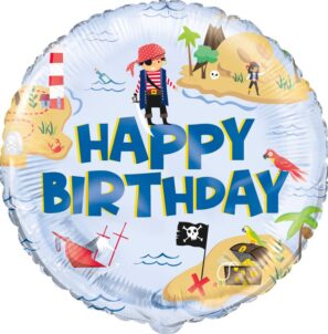 AHOY PIRATE FOIL BALLOON