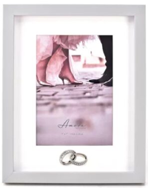 Amore Photo Frame with Rings Icon  5 x 7