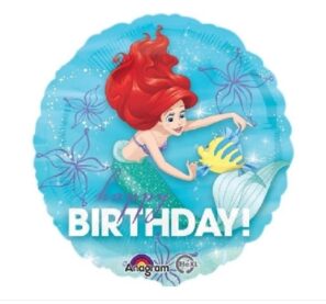 Ariel Birthday Foil Balloon