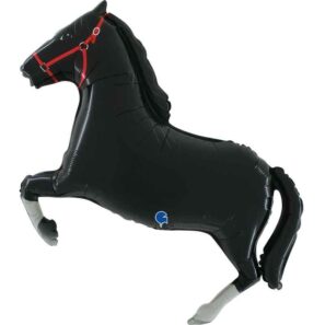 Black Horse Shape Balloon