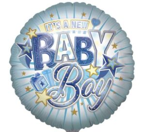 Jumbo 31inch Baby Boy Balloon