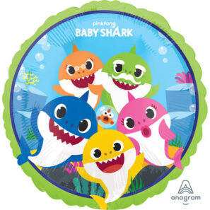 Baby Shark Family Foil Balloon