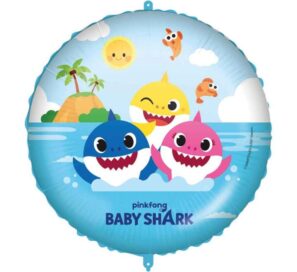 Baby Shark Round Foil Balloon