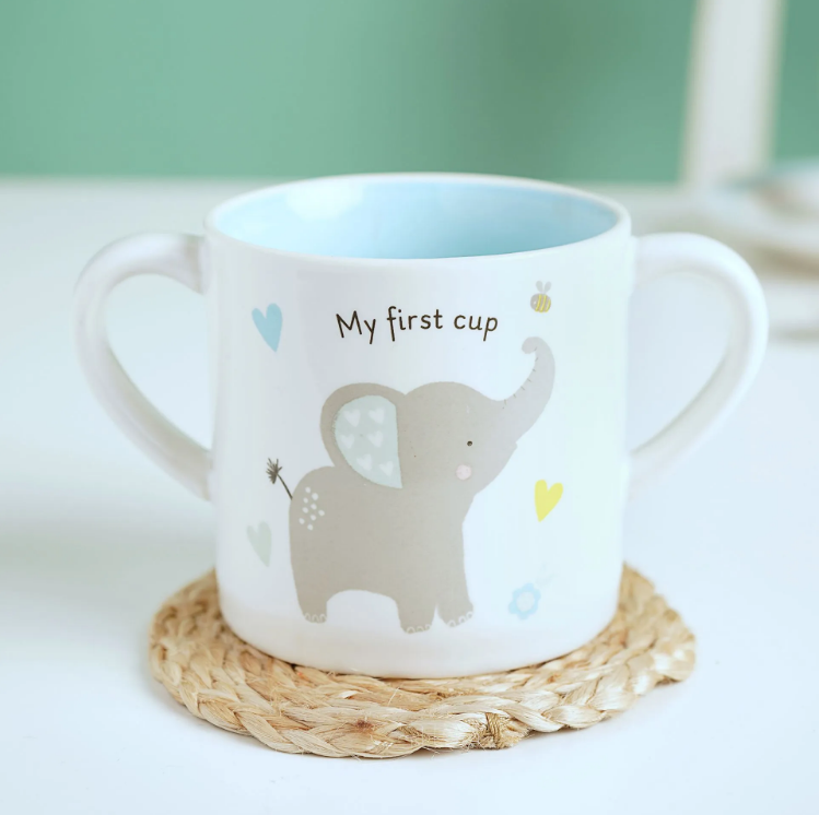 Baby's Two Handed Mug-blue