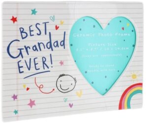 Best Grandad Ever Ceramic Photo Frame