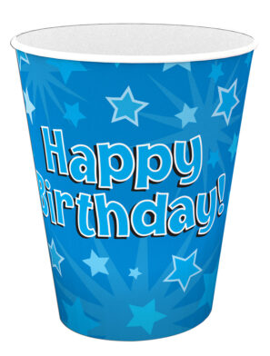 Birthday Blue Cups 9oz