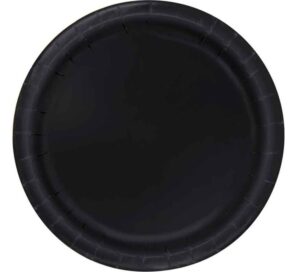Black Paper Plates 9inch