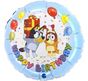 Bluey Happy Birthday Foil Balloon