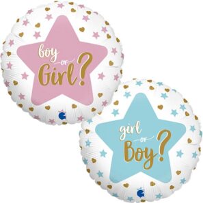 Boy or Girl Double Sided Foil Balloon