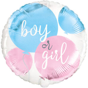 Boy or Girl Foil Balloon