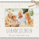 Bunting Photo Frame Grandchildren