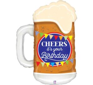 CHEERS BIRTHDAY BEER FOIL BALLOON