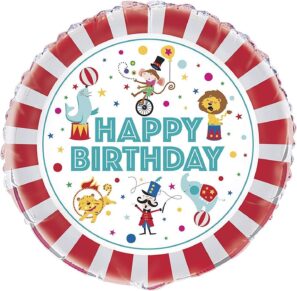 Carnival Circus Birthday Balloon