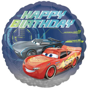 Cars Happy Birthday Foil Balloon