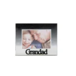 Celebrations Grandad Black Glitter Glass Frame
