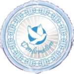 Confirmation Blue Foil Balloon