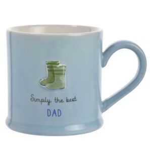 DAD Love Life Embossed Mug