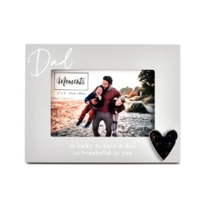 DAD Moments Wooden Photo Frame with Heart
