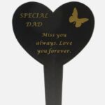 Dad Heart Stake