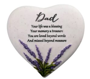 Dad Heart Stone