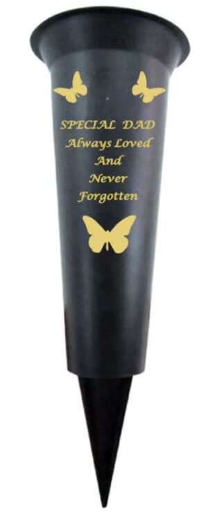 Dad Memorial Vase