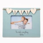 Dad Photo Frame Wooden Bunting Love Life
