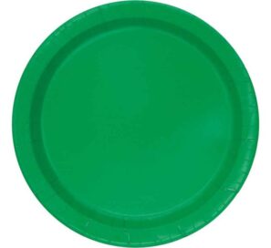 Dark Green Paper Plates 9inch
