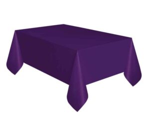 Dark Purple Rectangle Table Cover 1.37M X 2.74M